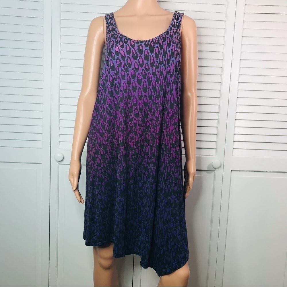 2/$50 SEJOUR Navy Blue Mermaid Ombré Sleeveless Dress Size 2X